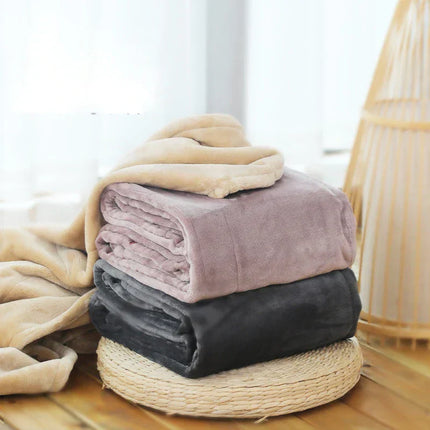 Rechargeable USB Heated Fleece Blanket with Storage Bag – Portable Electric Throw for Home, Office & Travel