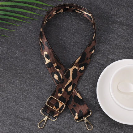Adjustable Leopard Print Shoulder Strap – Comfortable & Stylish Handbag Accessory