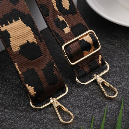 Adjustable Leopard Print Shoulder Strap – Comfortable & Stylish Handbag Accessory
