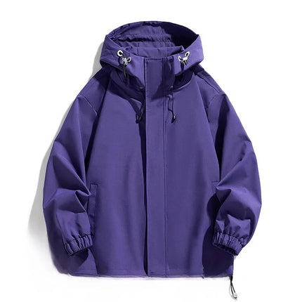 Men’s Plus Size Hooded Ski Jacket – Winter Waterproof Snow Coat
