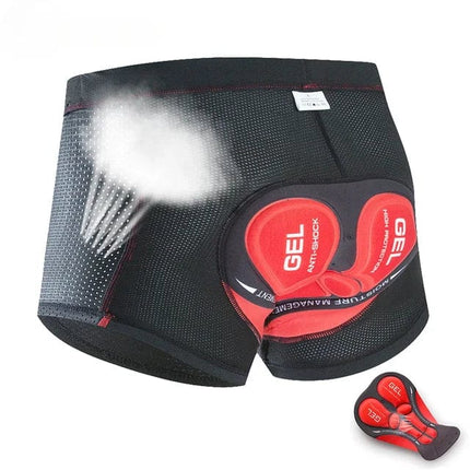 3D Gel Padded Cycling Underwear – Breathable & Shock-Absorbing Bike Shorts for Long Rides