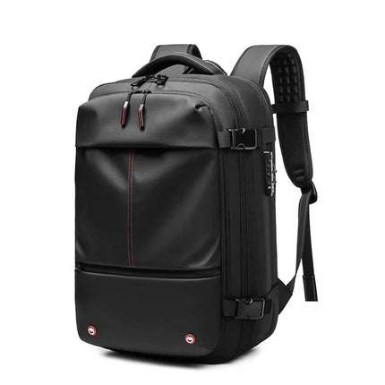 Waterproof Anti-Theft Laptop Travel Backpack – 40L Carry-On Bag with USB Port & TSA Lock