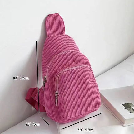 Plush Teddy Crossbody Bag for Women – Soft Fleece Belt Bag with Adjustable Strap – Cozy Winter Accessory