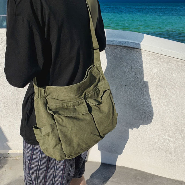 Canvas Shoulder Bag – Spacious, Lightweight & Stylish Everyday Tote