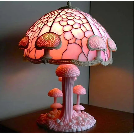 Colorful Mushroom Table Lamp – USB LED Night Light for Bedroom, Desk & Home Décor