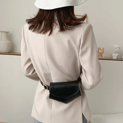 Minimalist Adjustable Belt Bag for Women – Chic Waist Bag / Crossbody Fanny Pack