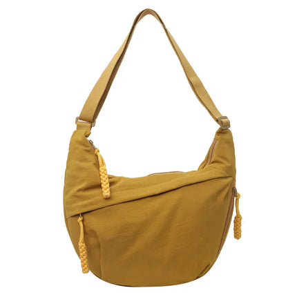Beige Hobo Crossbody Bag – Spacious, Stylish & Comfortable Everyday Tote