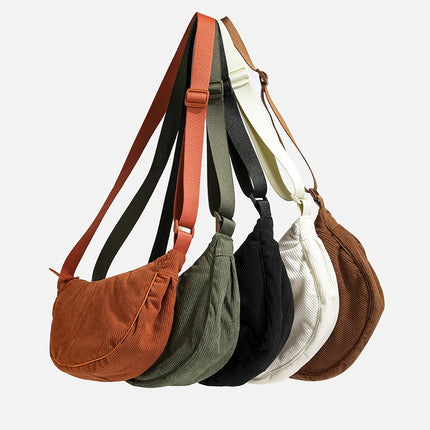 Corduroy Crossbody Bag – Soft, Lightweight & Stylish Everyday Purse