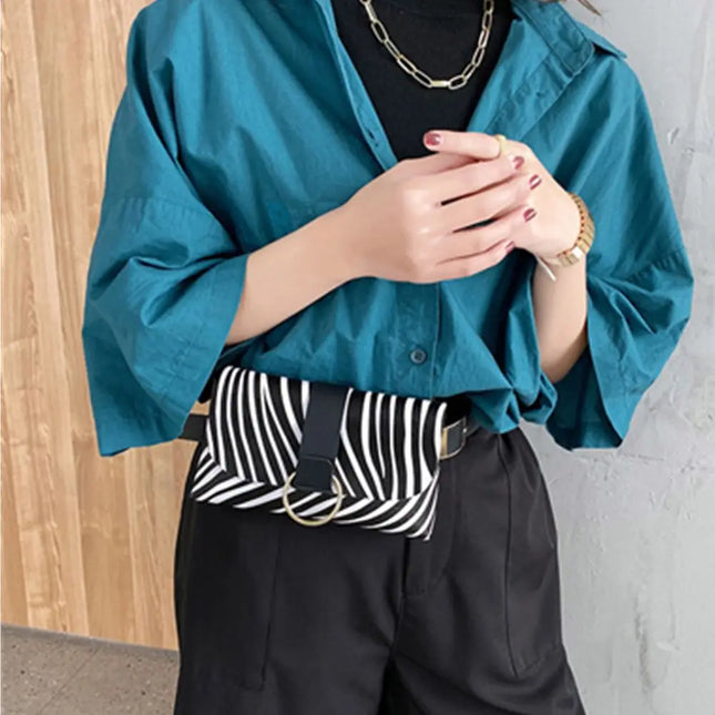 Trendy Animal Print Fanny Pack – Stylish & Compact – Adjustable Strap