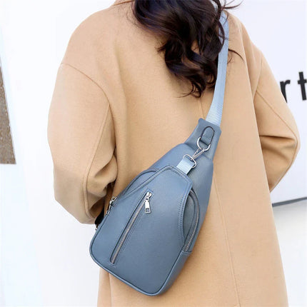 Modern Minimalist Compact Crossbody Sling Bag – Small Shoulder Bag with Adjustable Strap for Everyday Use