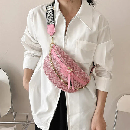 Boho Patchwork Crossbody Bag – Colorful Hippie Festival Sling Purse