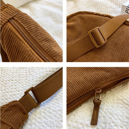 Corduroy Crossbody Bag – Soft, Lightweight & Stylish Everyday Purse