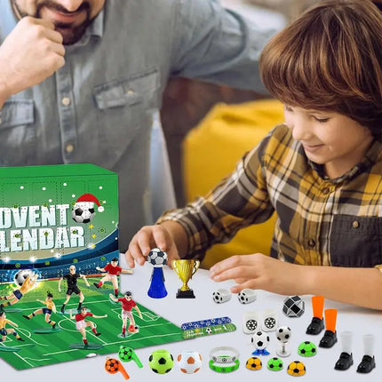 Football Advent Calendar – 24 Soccer Toys & Accessories for Kids | Christmas Countdown Gift