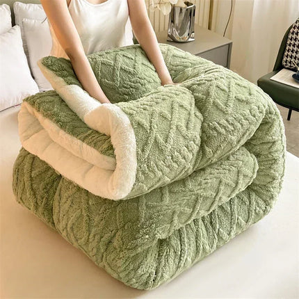 Luxury Warm Winter Blanket – Ultra Soft Thick Fleece Throw with Stylish Pattern