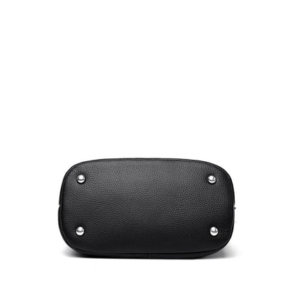 Black Crossbody Bag for Women – Adjustable Wide Strap Shoulder Bag with Multiple Pockets