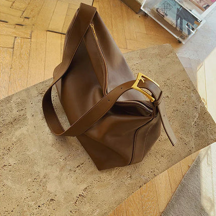 Minimalist Vegan Leather Shoulder Bag – Stylish & Practical Everyday Tote for Women
