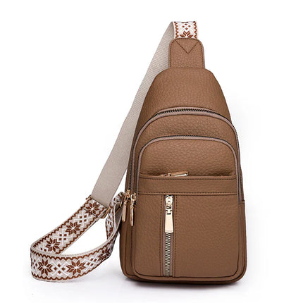 Trendy Crossbody Sling Bag – Adjustable Strap, Multiple Pockets, Stylish & Practical