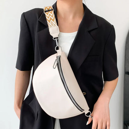 Trendy Crossbody Bag with Wide Shoulder Strap – Stylish & Comfortable