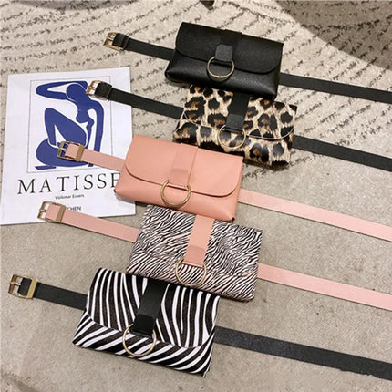 Trendy Animal Print Fanny Pack – Stylish & Compact – Adjustable Strap