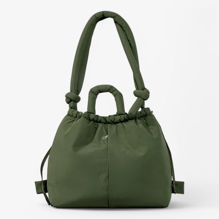 Puffy Tote Backpack – Stylish & Versatile Quilted Handbag