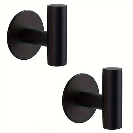 Self-Adhesive Stainless Steel Wall Hook – No-Drill Bath & Towel Hook | Modern Rustproof Design