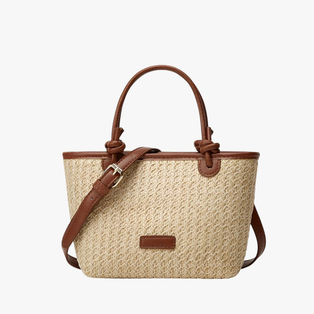 Alaia Woven Straw Summer Tote – Stylish & Spacious Beach Bag