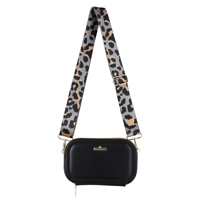 Adjustable Leopard Print Shoulder Strap – Comfortable & Stylish Handbag Accessory