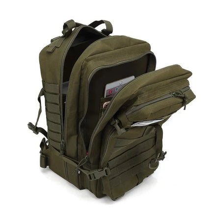 45L Tactical Backpack – Durable, Water-Resistant, MOLLE-Compatible, Multi-Compartment Design