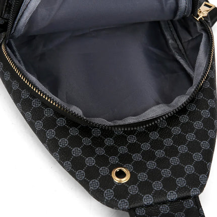 Luxe Checkered Crossbody Belt Bag – Stylish Plaid Fanny Pack with Adjustable Strap for Women