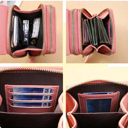 Olive SafeBag Women's Anti-Theft RFID Crossbody Bag – Secure & Stylish Shoulder Purse with Multiple Pockets