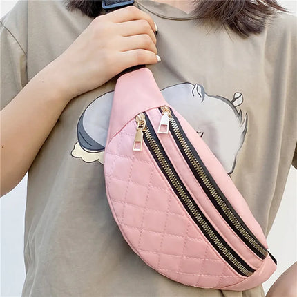 Trendy Quilted Belt Bag – Versatile Crossbody & Waist Pack for Everyday Use