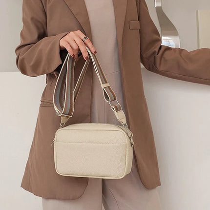 Beige Shoulder Bag for Women – Compact, Stylish & Practical Everyday Handbag