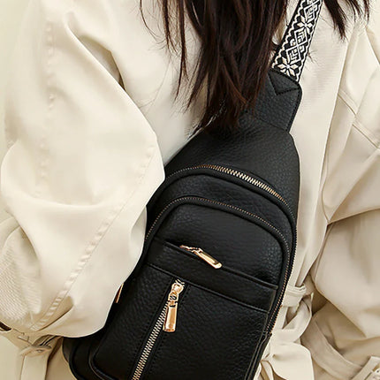 Trendy Crossbody Sling Bag – Adjustable Strap, Multiple Pockets, Stylish & Practical