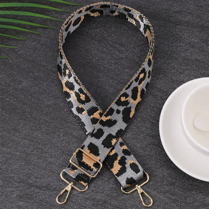 Adjustable Leopard Print Shoulder Strap – Comfortable & Stylish Handbag Accessory