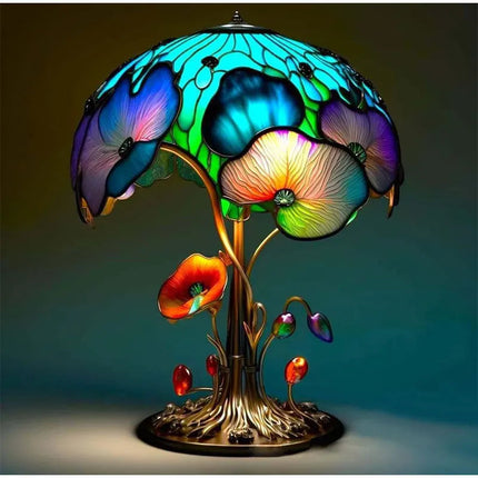 Colorful Mushroom Table Lamp – USB LED Night Light for Bedroom, Desk & Home Décor