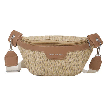 Raffia Crossbody Bum Bag – Lightweight, Adjustable & Stylish for Summer