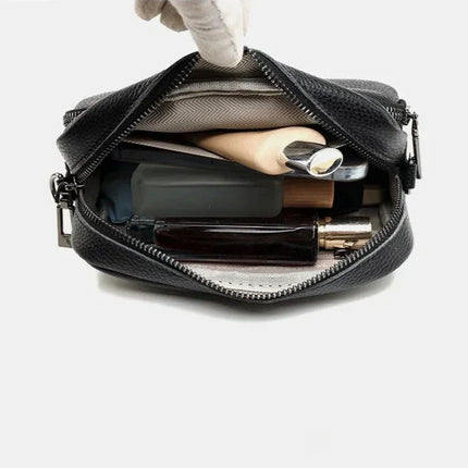 Trendy Women's Crossbody Bag with Wide Strap & Mini Pouch – Stylish & Practical for Daily Use
