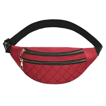 Trendy Quilted Belt Bag – Versatile Crossbody & Waist Pack for Everyday Use