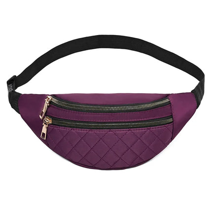 Trendy Quilted Belt Bag – Versatile Crossbody & Waist Pack for Everyday Use