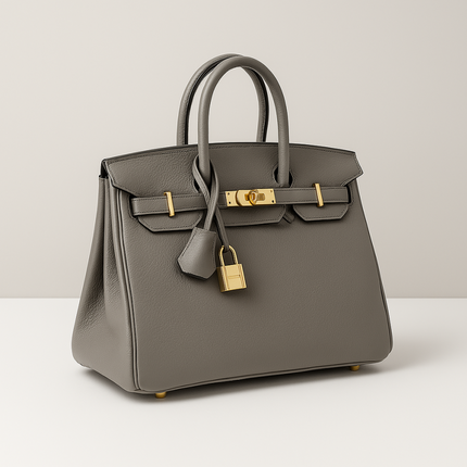 Luxury Women's Leather Shoulder Bag with Lock – Structured PU Tote for Work & Daily Use