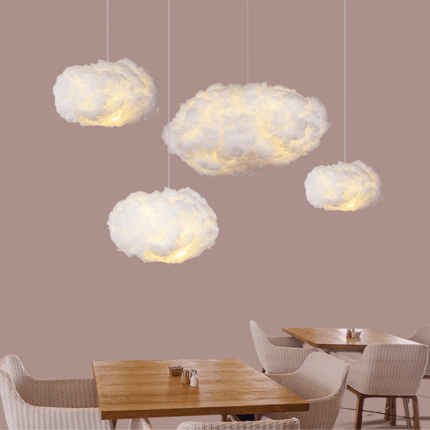 Fluffy Cloud LED Pendant Light – Cozy Dreamy Ceiling Lamp for Kids’ Rooms & Living Spaces