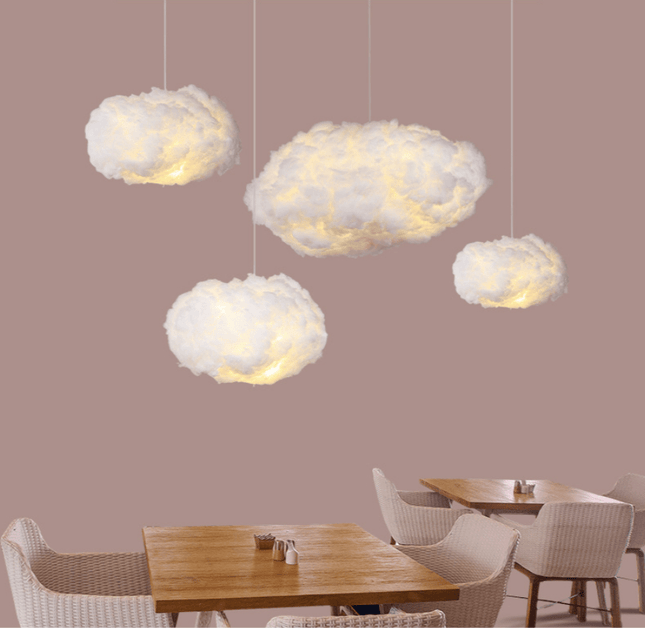 Fluffy Cloud LED Pendant Light – Cozy Dreamy Ceiling Lamp for Kids’ Rooms & Living Spaces