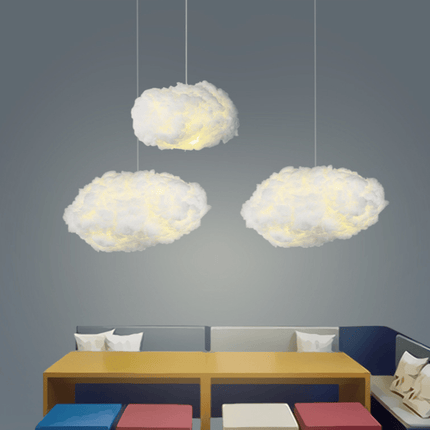 Fluffy Cloud LED Pendant Light – Cozy Dreamy Ceiling Lamp for Kids’ Rooms & Living Spaces