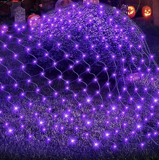 Multicolor LED Christmas Net Lights – Waterproof, Energy-Efficient Outdoor & Indoor Holiday Decor