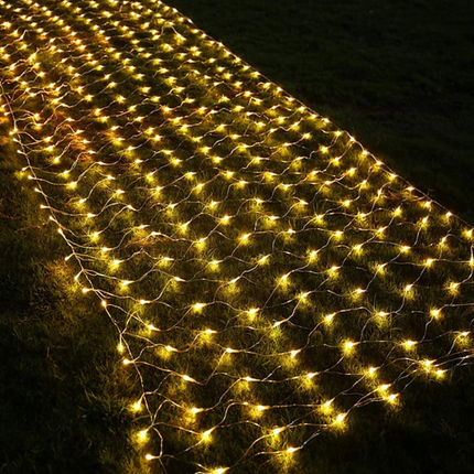 Multicolor LED Christmas Net Lights – Waterproof, Energy-Efficient Outdoor & Indoor Holiday Decor