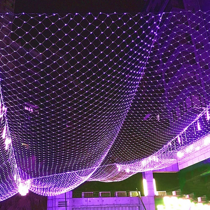 Multicolor LED Christmas Net Lights – Waterproof, Energy-Efficient Outdoor & Indoor Holiday Decor