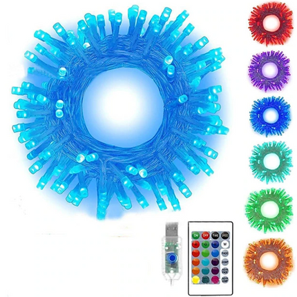 Smart RGBIC Christmas String Lights – Music Sync, App Control & Color-Changing LED Light Strip for Indoor & Outdoor Use