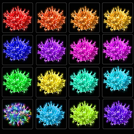 Smart RGBIC Christmas String Lights – Music Sync, App Control & Color-Changing LED Light Strip for Indoor & Outdoor Use