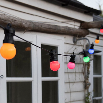 Christmas LED String Lights 16.4 ft – Warm White or Multicolor Fairy Lights for Indoor & Outdoor Decor