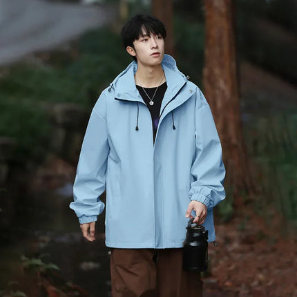 Men’s Plus Size Hooded Ski Jacket – Winter Waterproof Snow Coat